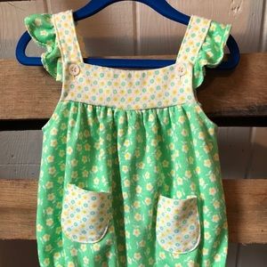 vintage baby romper // onesie